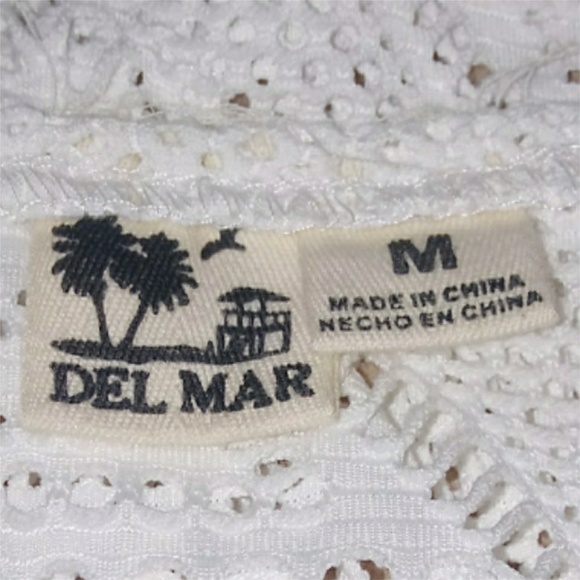 Crochet Lace Swim Cover Up - Picture 2 of 7